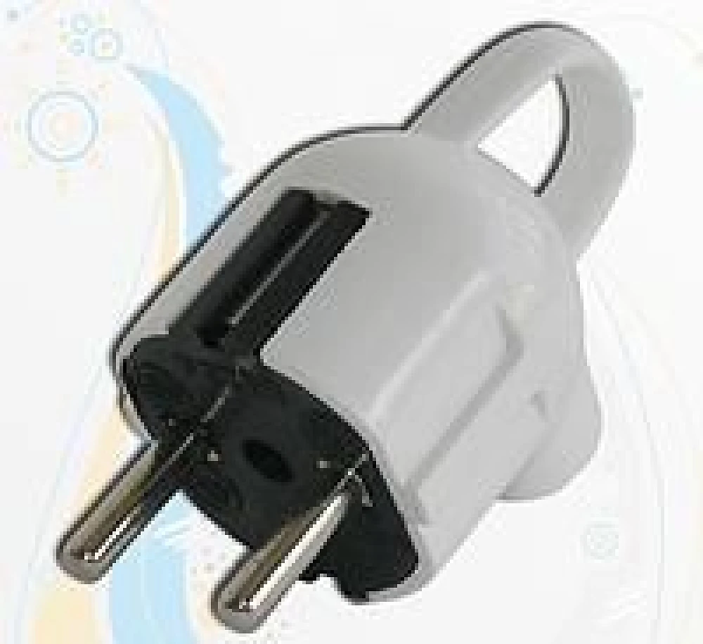 Вилка DE-PA с заземлением прямая