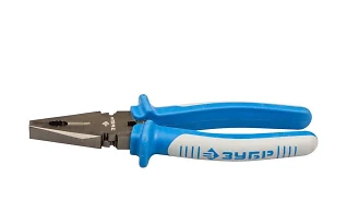 Плоскогубці 180мм покриття Н12Х1, ергономічні 2-комп рукоятки Зубр Експерт 2201-1-18