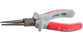 Круглогубці 160мм покриття Н12Х1, ергономічні 2-комп рукоятки Зубр Експерт 2201-8-16