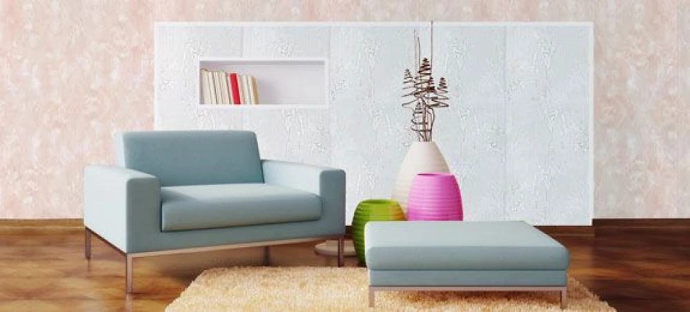 Пластик 3000*250*8мм Акварель бежева RL 3060 Riko термонанесення