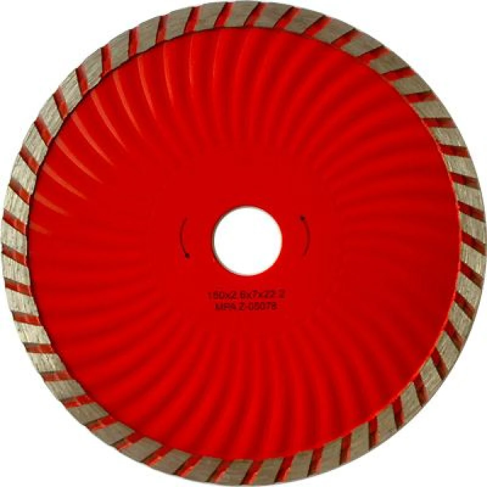 Диск відрізний алмазний 230*22,2 мм турбоволна T. I. P. 07506001