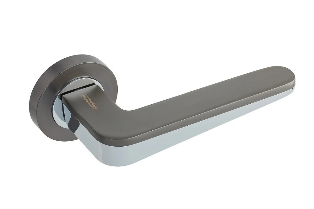 Ручка на розетке Gavroche PALLADIUM Pd  Z2 цвет MBN/CP (графит/хром)