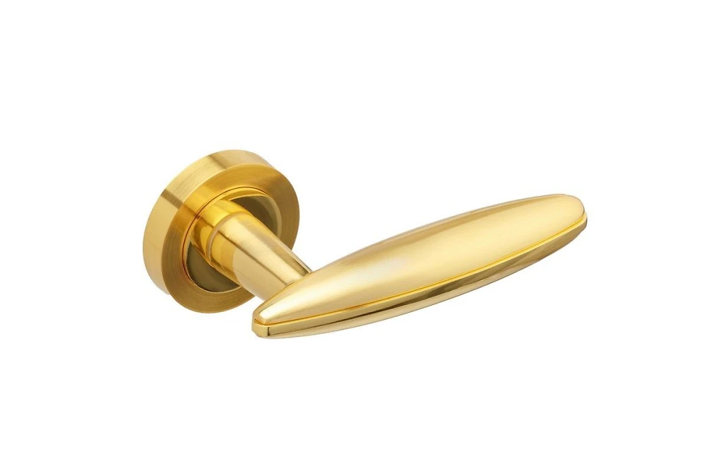 Ручка на розетке Gavroche FERRUM Fe  Z2 цвет SB/PB (золото/матовое золото)