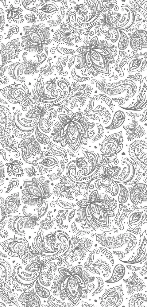 Пластик 3000*250*8мм Кружево серебро Харьков-пласт