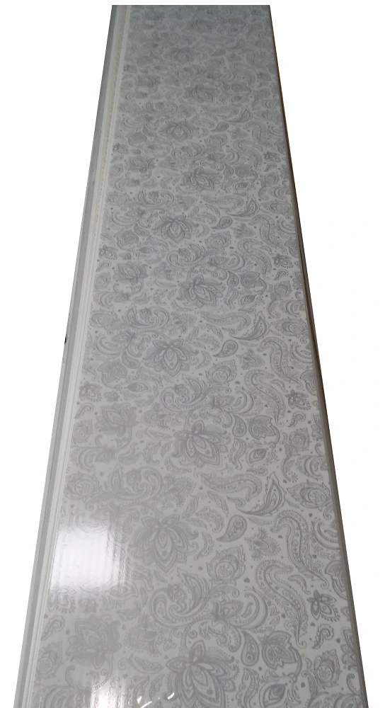 Пластик 3000*250*8мм Кружево серебро Харьков-пласт