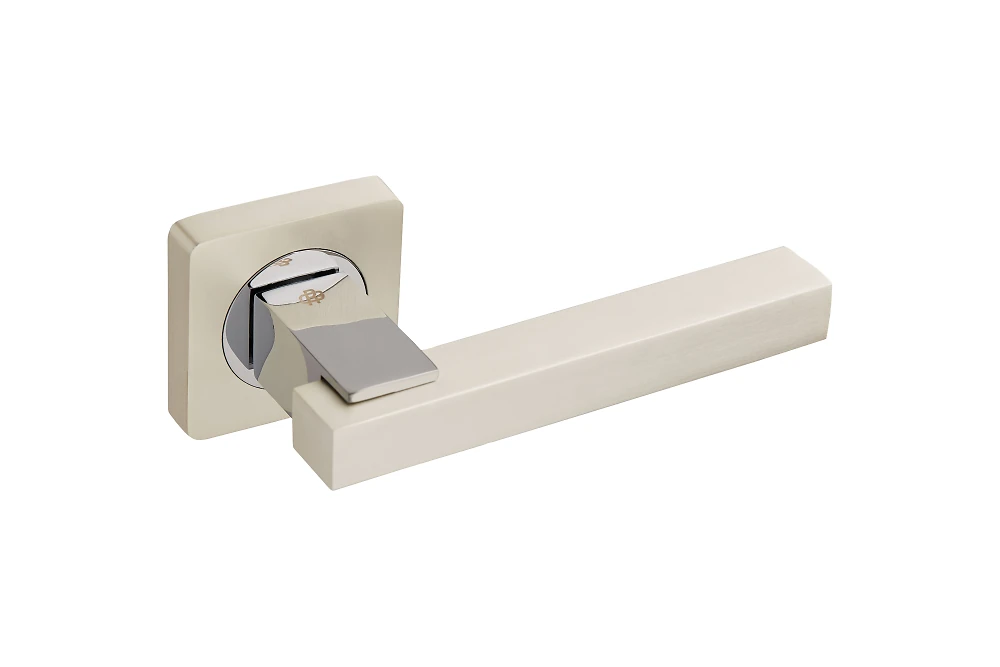 Ручка на розетке Gavroche FRANCIUM Fr  A1 цвет PW/CP (белый матовый/хром)