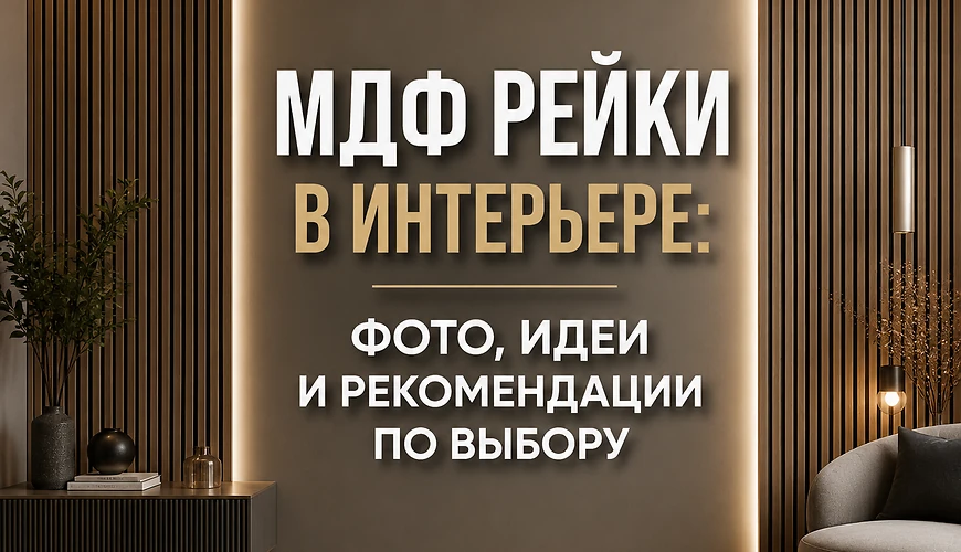 МДФ рейки в интерьере: фото, идеи и рекомендации по выбору