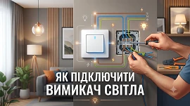 Як підключити вимикач світла