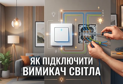 Як підключити вимикач світла