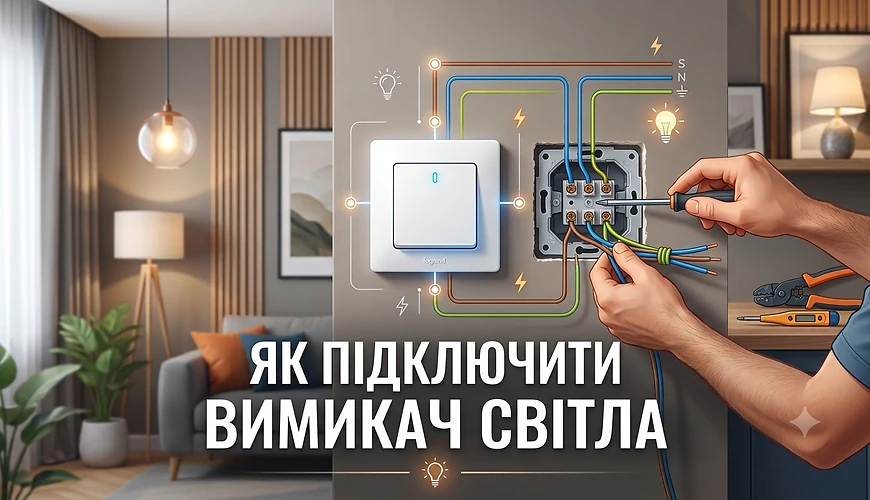 Як підключити вимикач світла