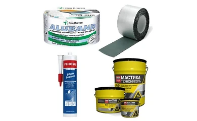 Бітумні мастики, герметики для покрівлі